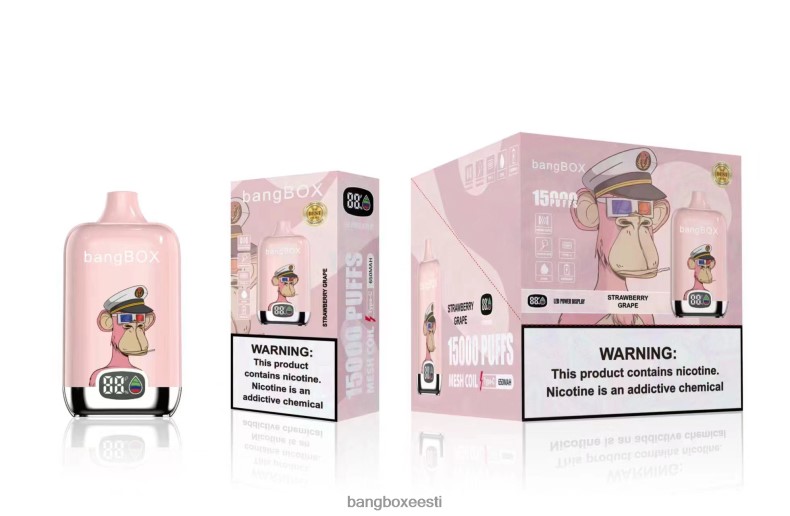 Bang Box Flavours - Bang Box 15000 pahvi maasika viinamari 4B0L6T44