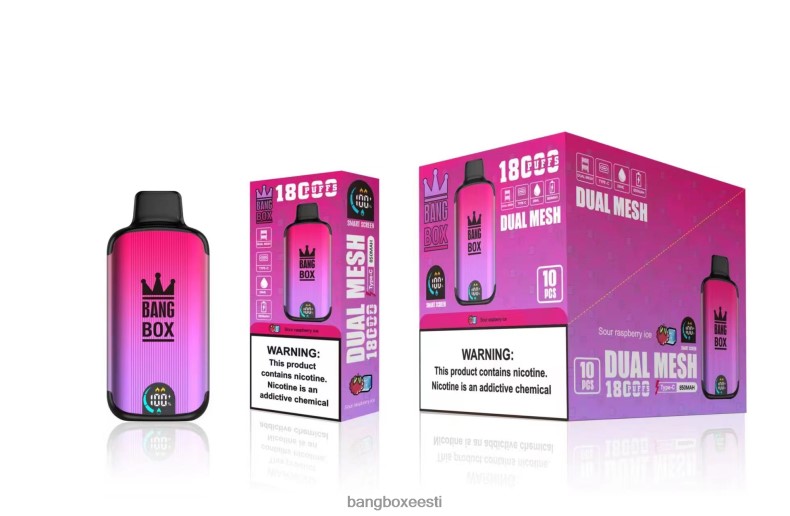 Bang Box Flavours - Bang Box 18000 pahvi hapu vaarikajää 4B0L6T98