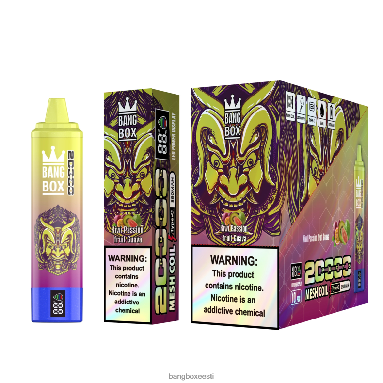 Bang Box Flavours - Bang Box 20000 pahviga nutiekraan kiivi kannatuspuu guajaav 4B0L6T50