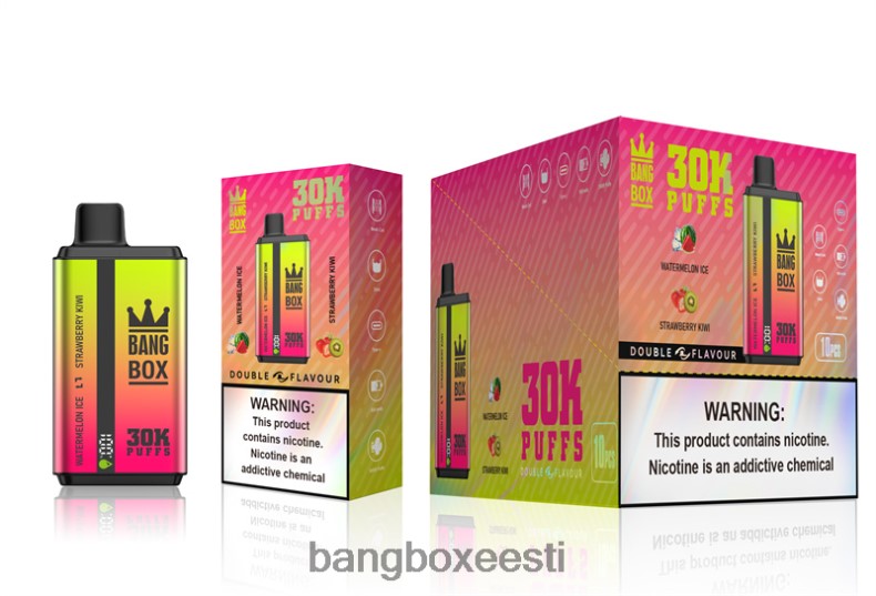 Bang Box Flavours - Bang Box 30 000 pahvi kahekordse maitsega arbuusijää ja maasika kiivi 4B0L6T62