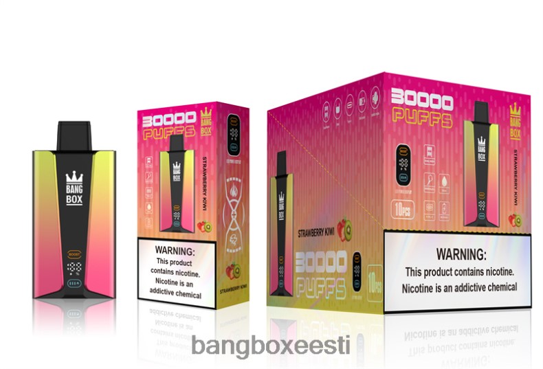 Bang Box Flavours - Bang Box 30 000 pahviga nutiekraan maasika kiivi 4B0L6T74