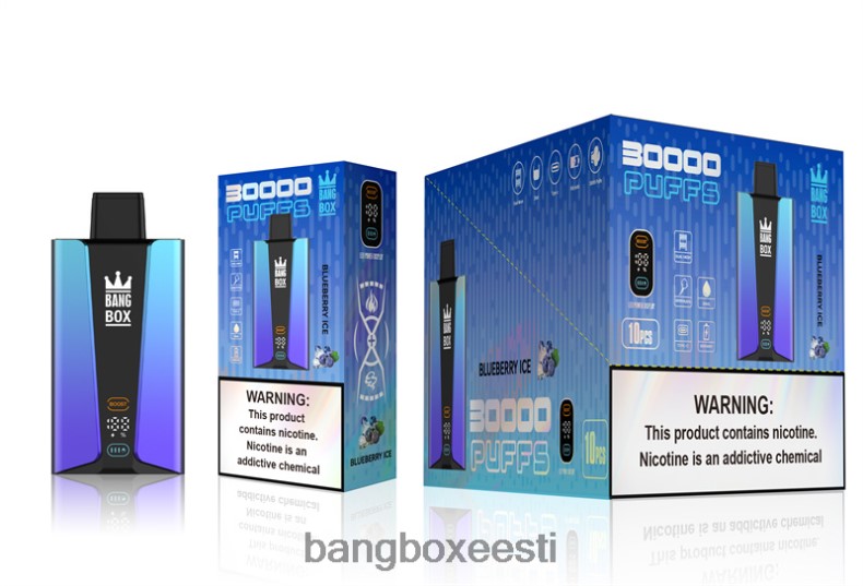 Bang Box Vape - Bang Box 30 000 pahviga nutiekraan mustikajää 4B0L6T79