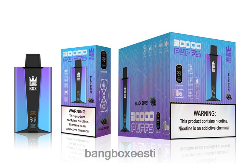 Bang Box Vape Review - Bang Box 30 000 pahviga nutiekraan must purse 4B0L6T77