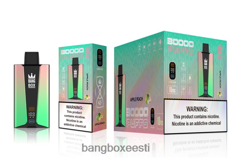 Bang Box Vape Review - Bang Box 30 000 pahviga nutiekraan õuna virsik 4B0L6T83