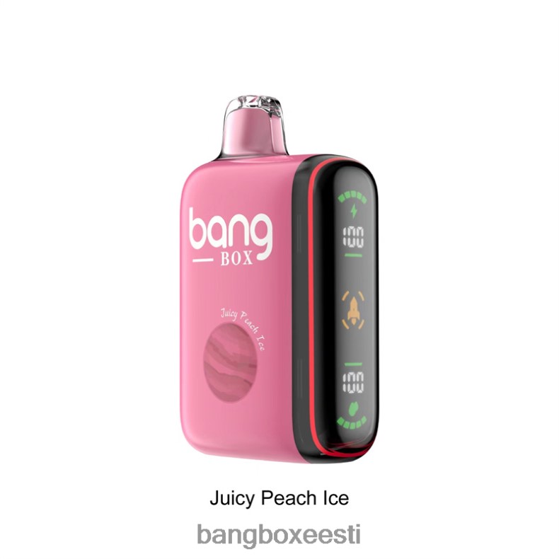 Bang Box Vape Review - Bang Box 9000-18000 puhvi intelligentne võimsusnäidik mahlane virsikujää 4B0L6T29