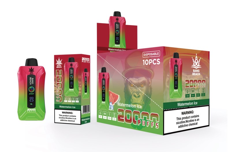 Bang Box Vape - Bang Beach 20000 pahvi nutiekraaniga vape arbuusi jää 4B0L6T7