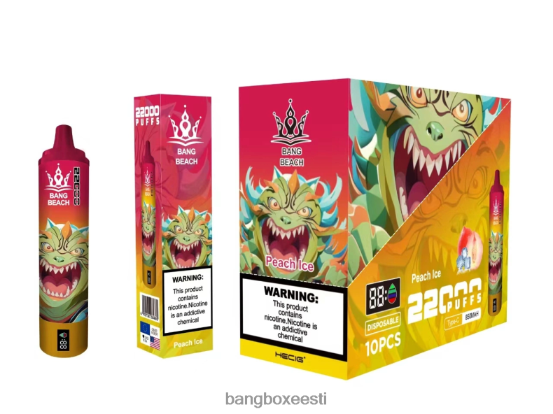 Bang Box Price - Bang Beach 22000 pahviga nutikas ekraan virsiku jää 4B0L6T16