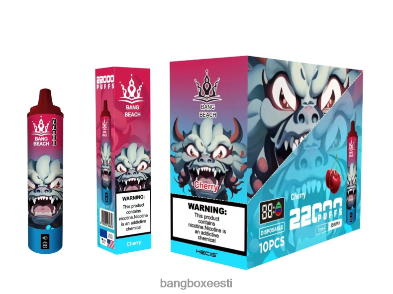 Bang Box Vape Review - Bang Beach 22000 pahviga nutikas ekraan kirss 4B0L6T17